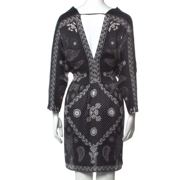 Sandro Paris Paisley Print Dress - Picture 5 of 8